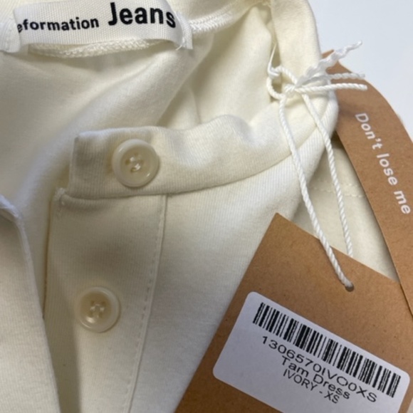 NWT REFORMATION TAM Dress Organic Cotton - Picture 6 of 13